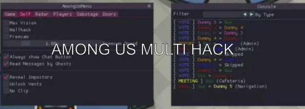 Multi Hack для Among US (Многофункциональный чит)