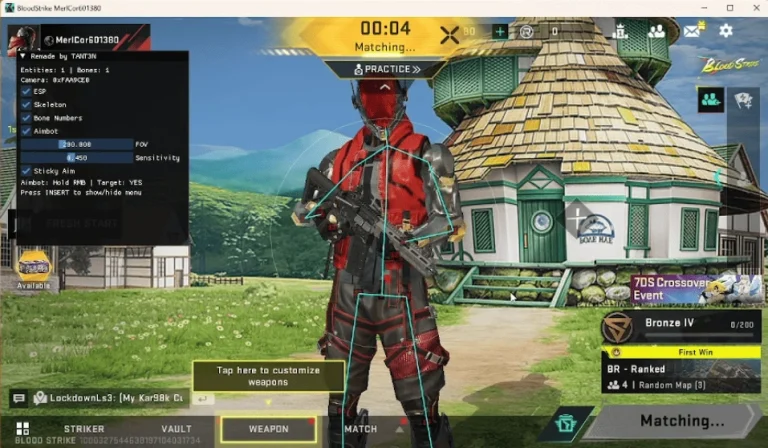 Чит для BloodStrike (Steam) — ESP, Aimbot, No Recoil