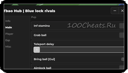 Blue Lock Rivals Script (Tbao Hub) для Roblox