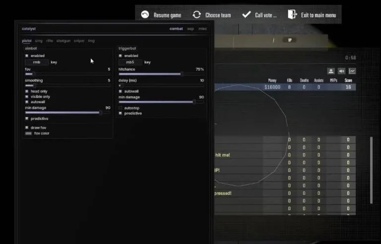 Catalyst External CS2 Cheat — внешний чит для Counter-Strike 2 (2026)