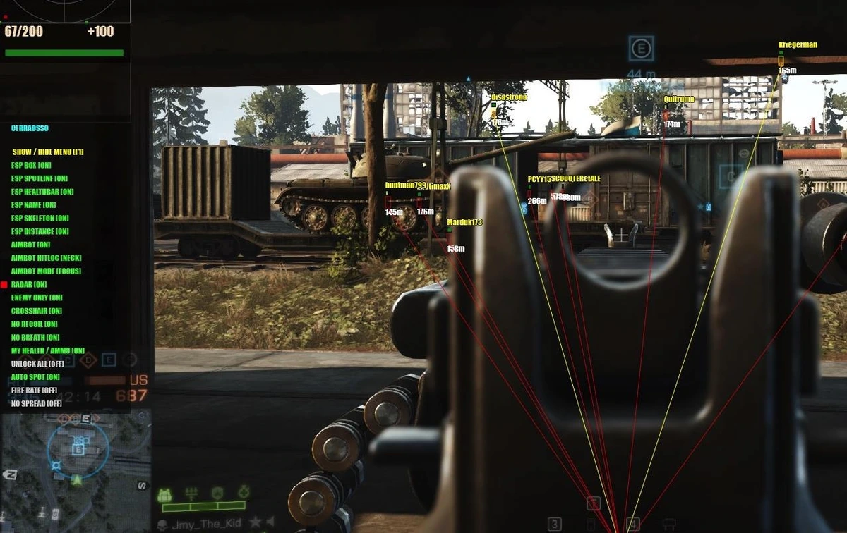 Чит CERRAOSSO SMH для Battlefield 4