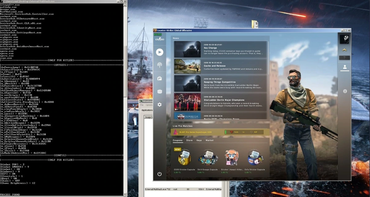 External Multihack для CS:GO [AIMBOT + ESP + Разное] — изображение 1