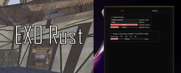 Бесплатный чит EX0 для Rust (Работает)