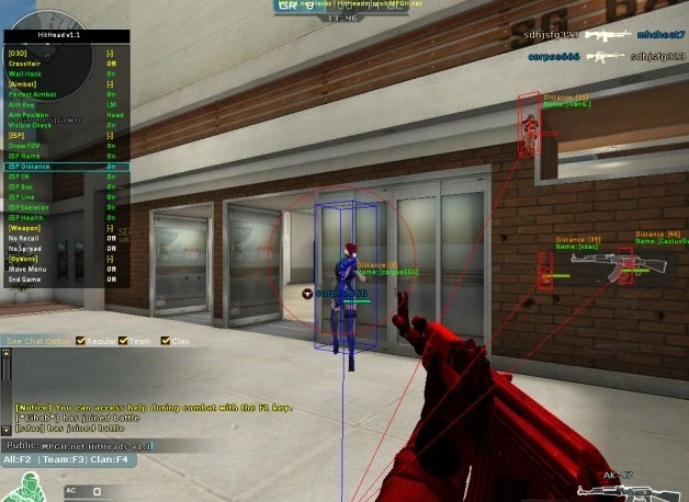 HitHeads — новый чит CrossFire (AIM / Wallhack / ESP / Без отдачи)