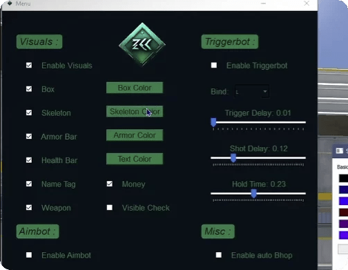 Legit чит ZRK для CS2 (Бесплатный) External 2026