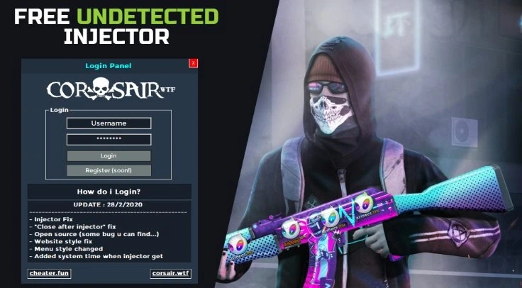 Corsair Injector — Инжектор dll читов (с открытым исходным кодом)