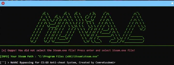 CSGO NoVAC - Новый антибан (Защита от VAC Бана)