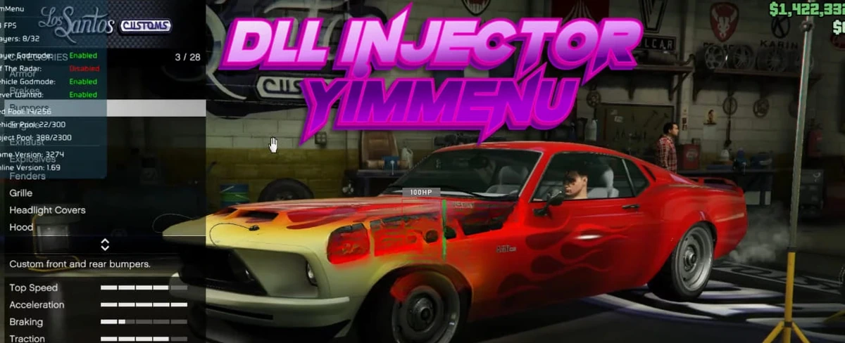DLL Injector for YimMenu (bali_injector) для GTA 5 Online