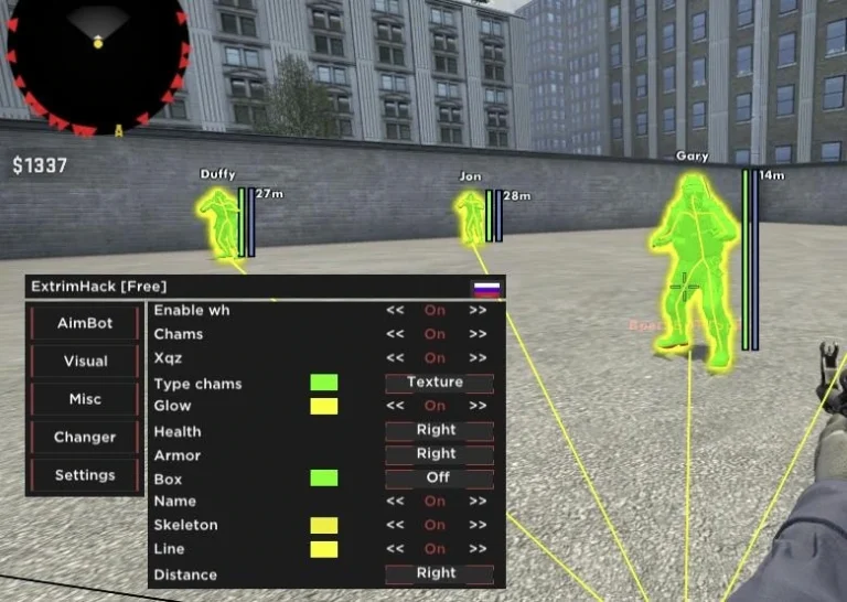 ExtrimHack — Чит для CS:GO — КС:ГО (AIM / ESP)