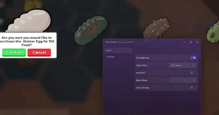 EzHub Ants Empire Script (Roblox) — автофарм, анти-АФК и другие хаки
