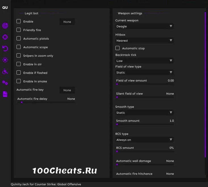 Чит CSGO Quinity HvH (Rage + Legit) — изображение 1