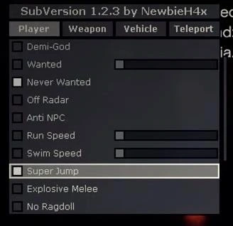 Чит GTA V Online subVersion External 1.54