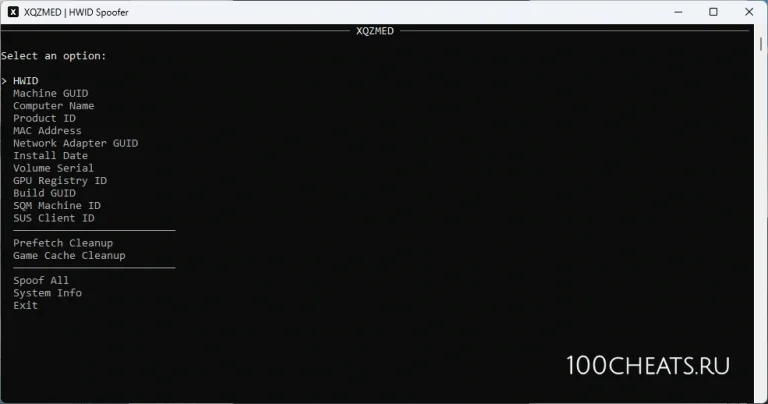 HWID Spoofer (C# / .NET 4.8) — смена HWID, MAC и Volume Serial