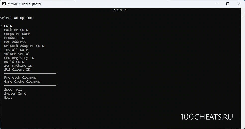 HWID Spoofer (C# / .NET 4.8) - смена HWID, MAC и Volume Serial