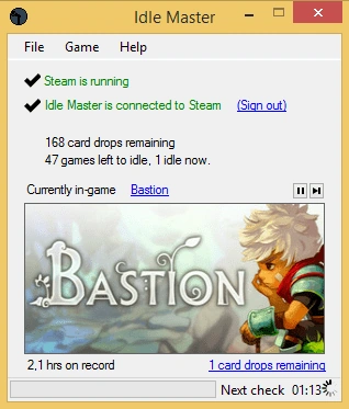 IdleMaster [Фарм карточек Steam]