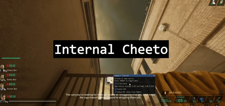 Чит Internal Cheeto для Payday 3 (2026) — Бесплатный