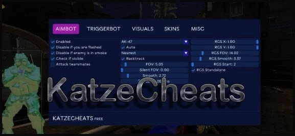 KatzeCheats — Приват чит CS:GO — Бесплатно!