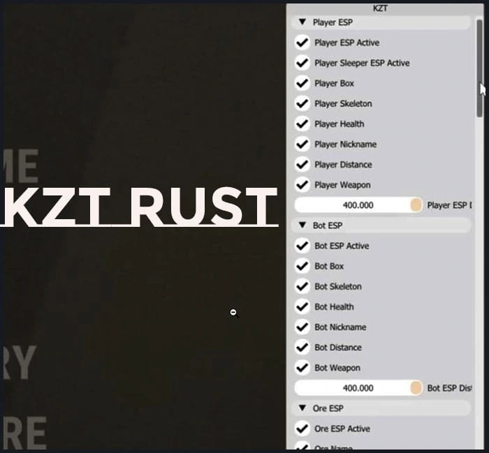 KZT — Бесплатный чит для Rust (Steam) — Cracked