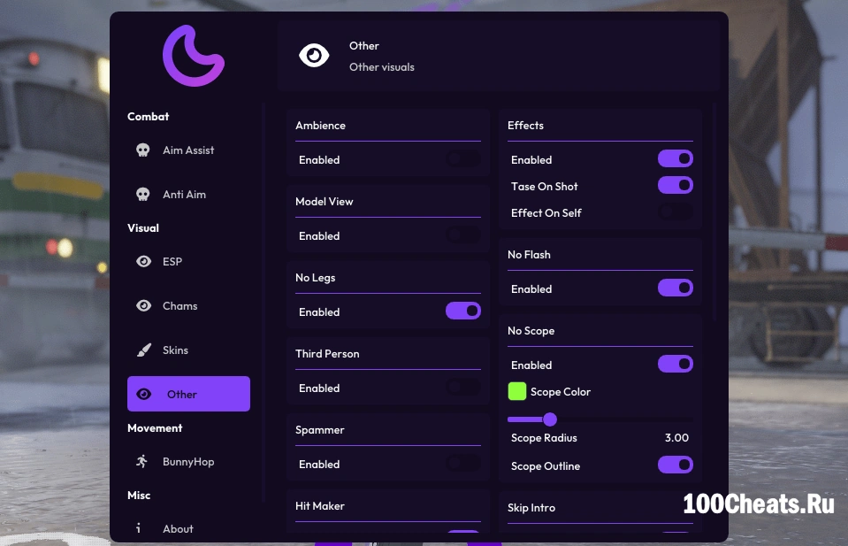 Luna чит для CS2 (Internal) 2026 - Бесплатный
