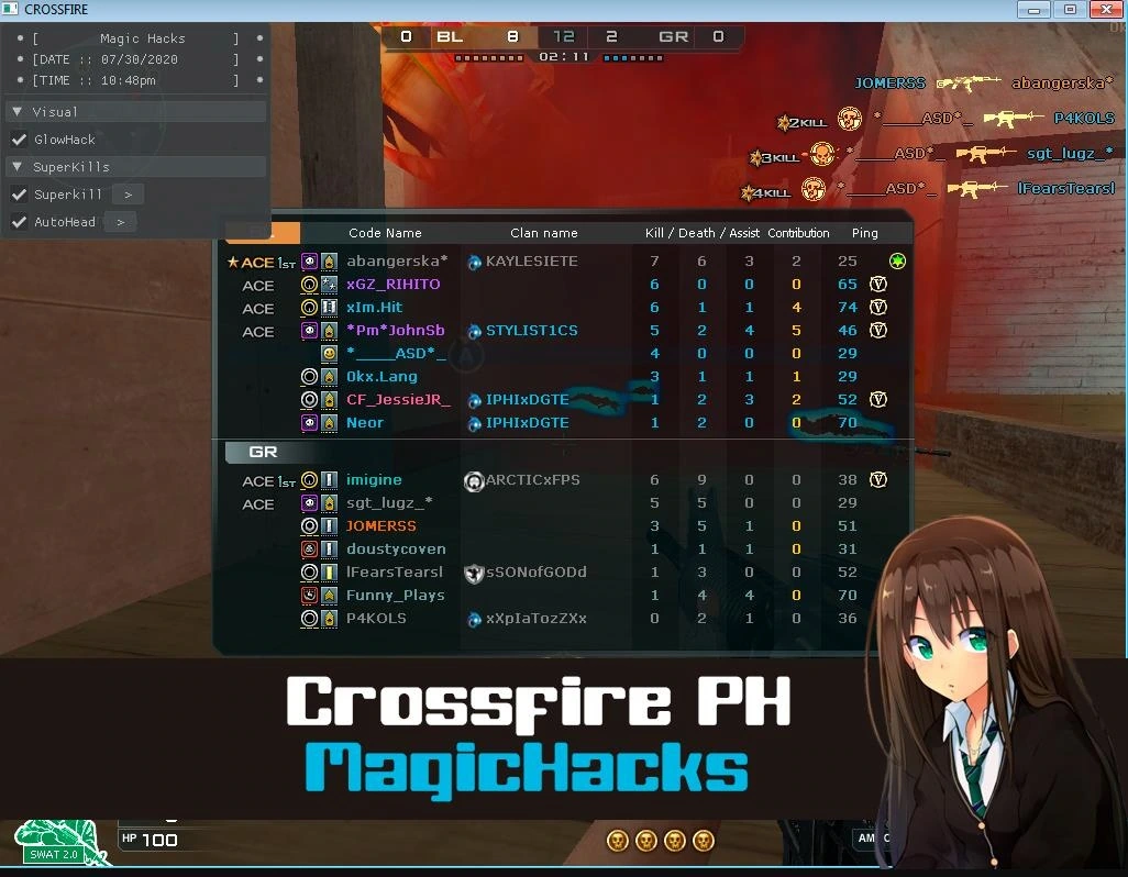 MagicHacks чит для Crossfire PH (Супер Убийство, ЕСП и т.д.)