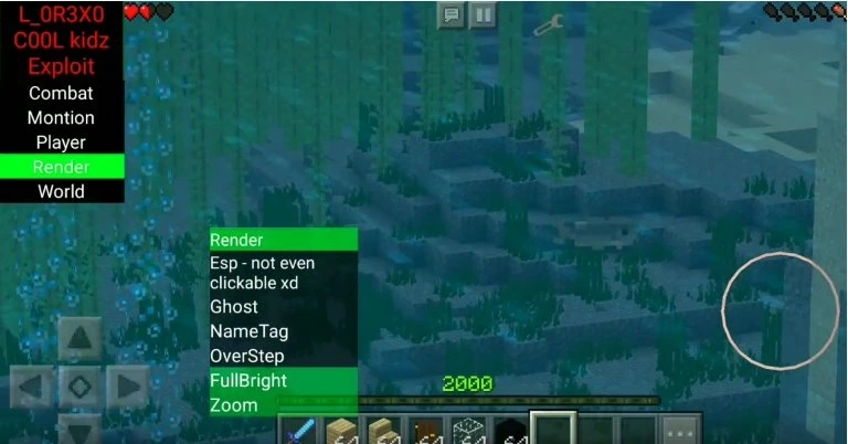 MCPE - чит мод меню Майнкрафт (PE) — изображение 1