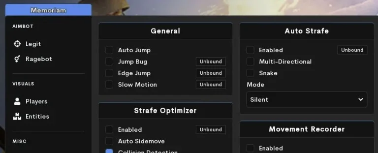Чит Memoriam Hack для Garry’s Mod (Бесплатный) Rage + ESP