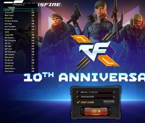 HitHeads - новый чит CrossFire (AIM / Wallhack / ESP / Без отдачи) — изображение 1