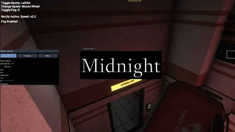 Чит Midnight для SCP: Secret Laboratory (Бесплатно) 2026