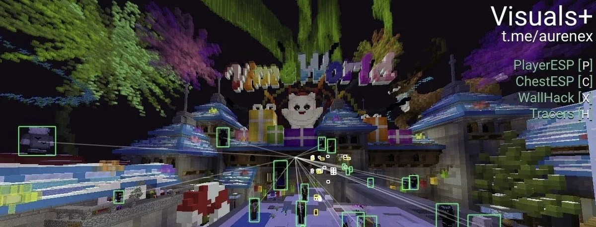 ESP чит VimeWorld для Minecraft + Wallhack (Бесплатный)