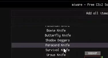 Miware чит для CS2 (ESP, Legit / Ragebot, SkinChanger) — изображение 1