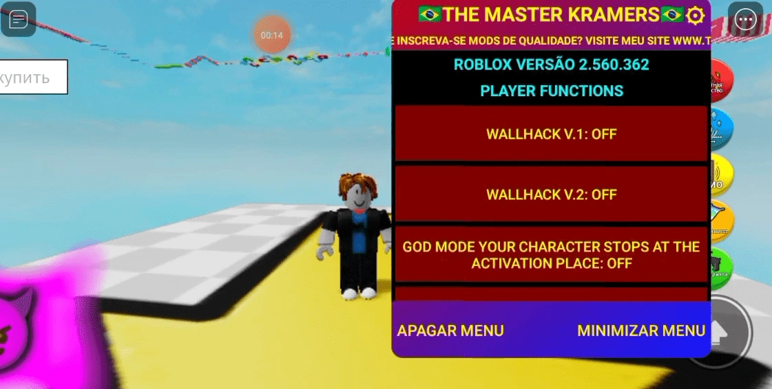 Чит Мод для Roblox (Android) - Более 30 хаков (+ ПК / Эмулятор)