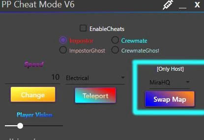 PP Cheat v6 - Бесплатный чит для Among Us (PC) - 2026 — изображение 1