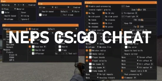 Мультихак NEPS для CS:GO (ESP + Radar + AiM)