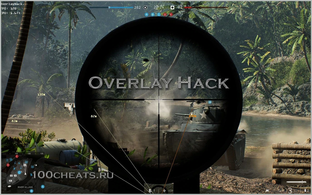 Overlay Hack для BF5 - Новый чит Battlefield V (ESP / Wallhack)