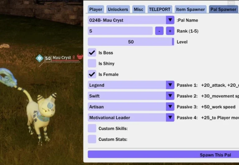 Internal чит Palworld Helper Hack (Бесплатный) 2026
