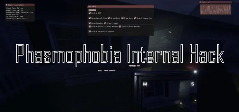 Internal Hack для Phasmophobia (ESP)