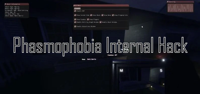 Internal Hack для Phasmophobia (ESP)