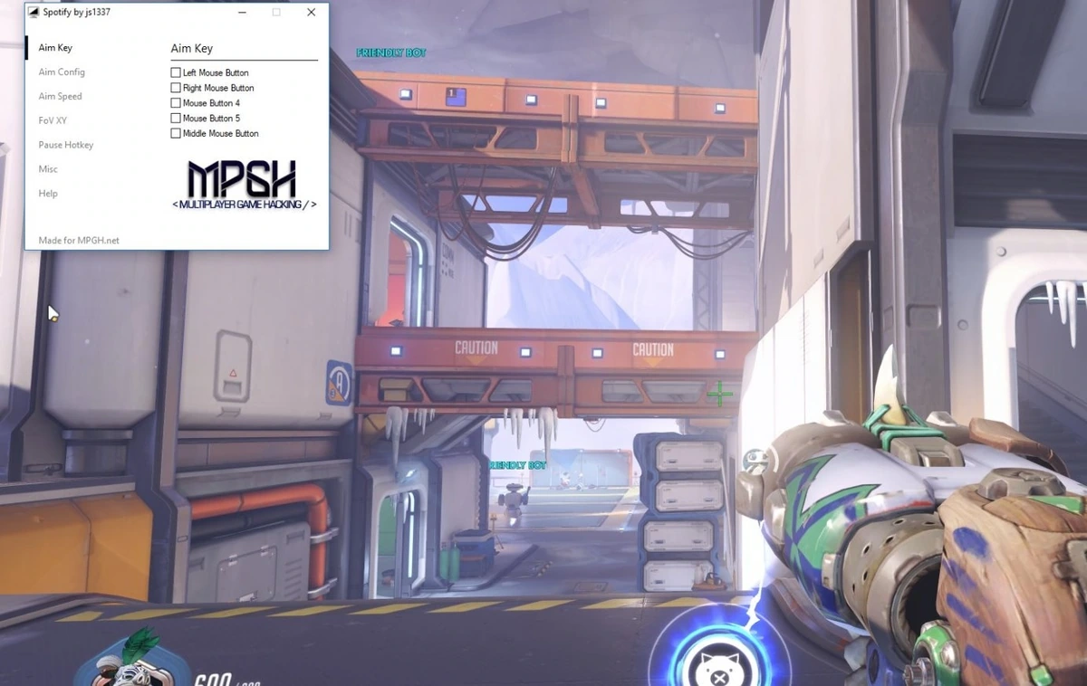 Public Hack - чит OVERWATCH (+ АИМ)