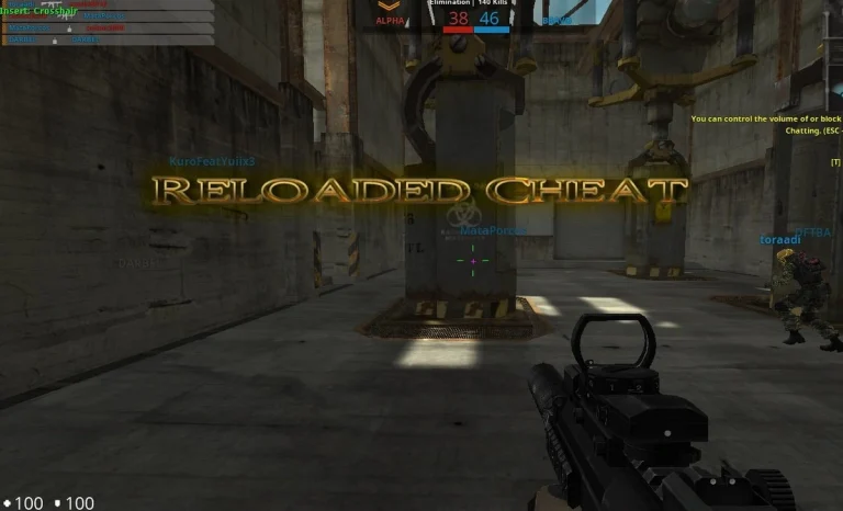 Reloaded Cheat — D3D чит на Combat Arms (ESP + Crosshair)