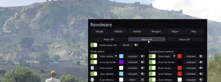 Revolware Mod Menu чит для RageMP GTA 5 (1.61)