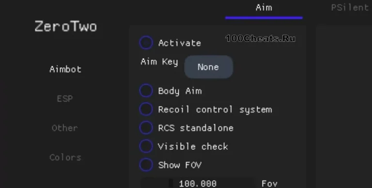 ZeroTwo — Rust чит (ESP, AiM, PSilent) 2026