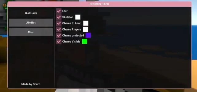 Чит Scubus Hack для Блокпост (Бесплатный)