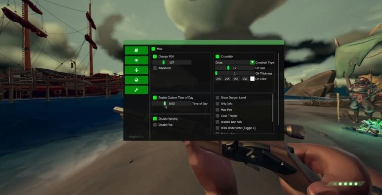 Simplix Hack для Sea of Thieves (ESP + Aimbot) 2026 — изображение 1