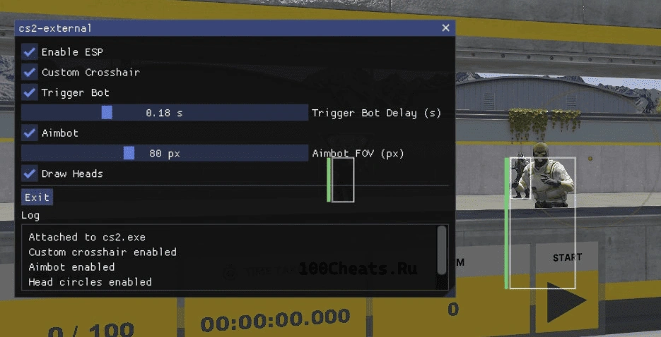 Чит Simple External CS2 - AIM / ESP / Trigger Bot