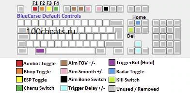 Беспаливный чит BlueCurse для CS:GO (AiM + Trigger + ESP) — изображение 1