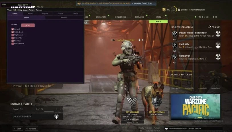Чит Vision COD (Call of Duty) Warzone - Aim + ESP — изображение 1