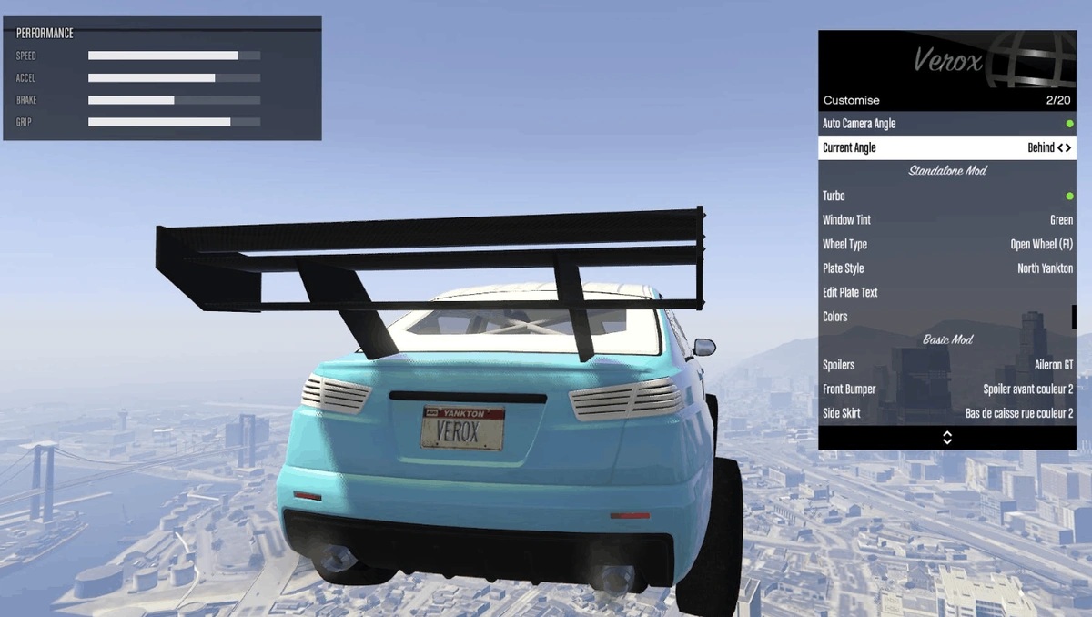 Чит Verox GTA Enhanced для GTA 5 (God Mode, деньги, транспорт)