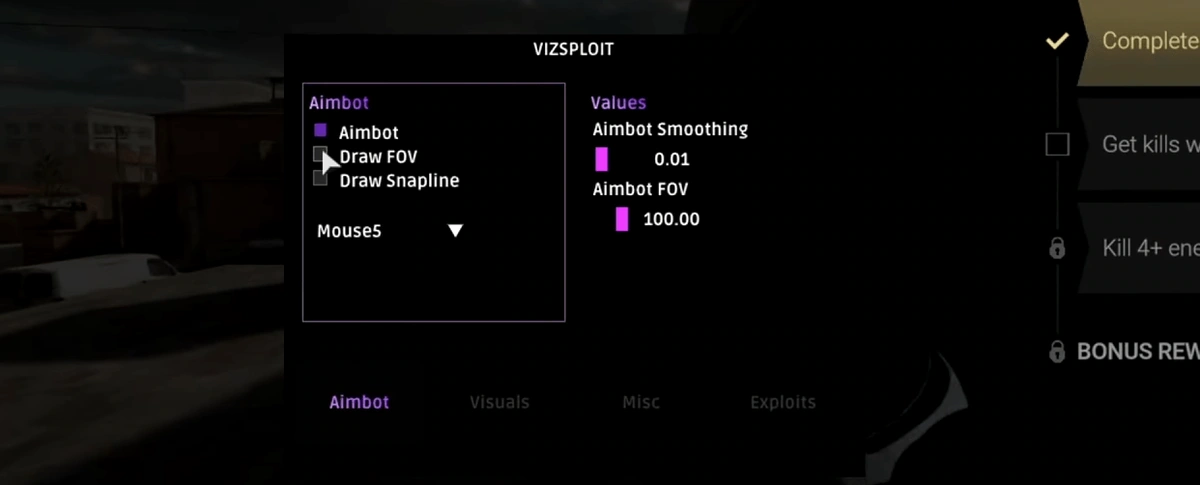 Чит Visploit v3.5 для Combat Master (Aim, ESP и другие хаки)