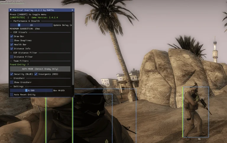 External Wallhack для Insurgency (x64) от M4RTKL