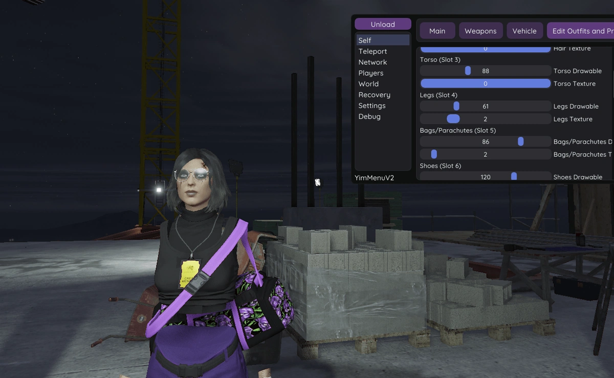 YimMenu V2 + Outfit Editor для GTA 5 (Бесплатный) — изображение 1